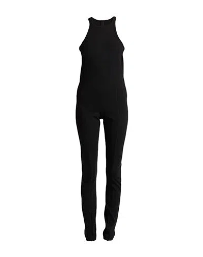 Erika Cavallini Woman Jumpsuit Black Size L Viscose, Polyamide, Elastane