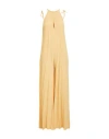 Erika Cavallini Woman Jumpsuit Marigold Size 6 Acetate, Silk In Yellow