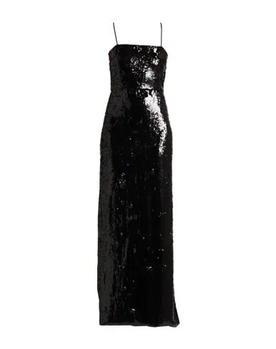 Erika Cavallini Woman Maxi Dress Black Size 6 Polyester