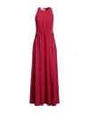 Erika Cavallini Woman Maxi Dress Magenta Size 6 Viscose, Acetate In Magenta