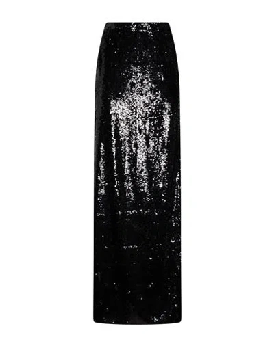 Erika Cavallini Woman Maxi Skirt Black Size 2 Polyester