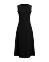 Erika Cavallini Woman Midi Dress Black Size 8 Polyester, Viscose, Elastane In Black