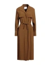 Erika Cavallini Woman Midi Dress Brown Size 6 Viscose, Acetate In Brown