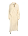 Erika Cavallini Woman Midi Dress Pastel Yellow Size 8 Viscose, Acetate