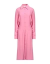 Erika Cavallini Woman Midi Dress Pink Size 4 Viscose, Acetate