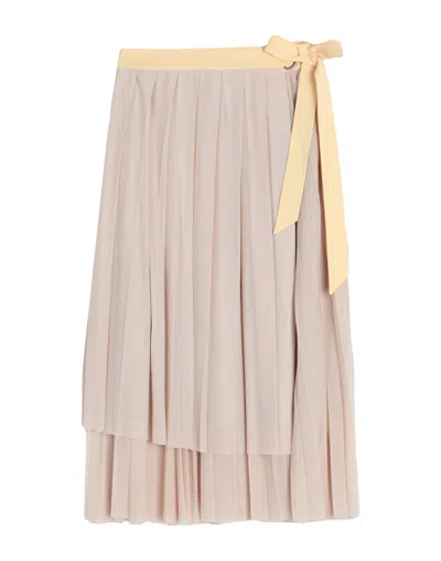 Erika Cavallini Midi Skirts In Beige