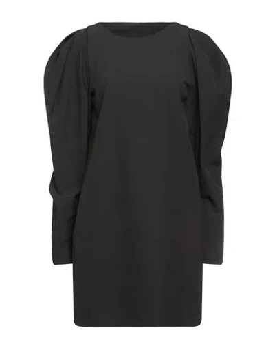 Erika Cavallini Woman Mini Dress Black Size 6 Polyester, Viscose, Elastane