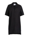 Erika Cavallini Woman Mini Dress Black Size 8 Cotton, Elastane In Black