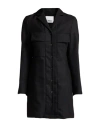Erika Cavallini Woman Mini Dress Black Size 8 Polyester, Wool, Elastane