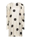 Erika Cavallini Woman Short Dress Ivory Size 12 Silk In White