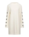Erika Cavallini Woman Mini Dress Off White Size 4 Polyester, Viscose, Elastane In Off White