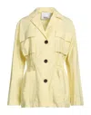 Erika Cavallini Overcoats In Yellow