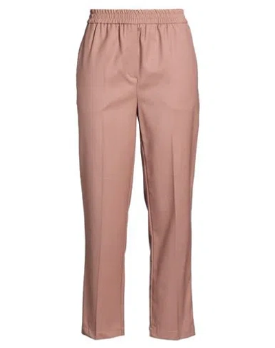 Erika Cavallini Woman Pants Antique Rose Size 4 Virgin Wool, Elastane In Pink