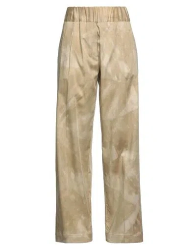 Erika Cavallini Woman Pants Beige Size 10 Lyocell, Elastane