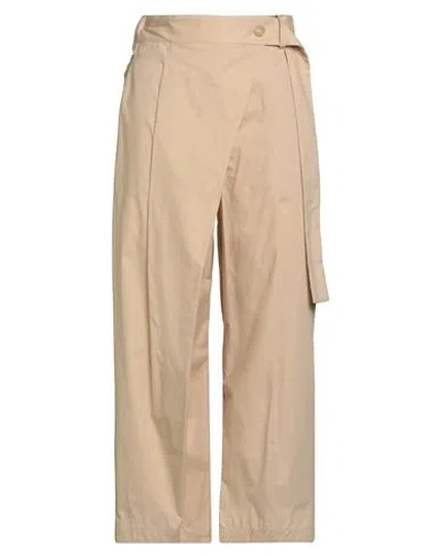 Erika Cavallini Woman Pants Beige Size 6 Cotton In Nude