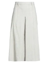 Erika Cavallini Woman Pants Beige Size 8 Linen, Viscose, Elastane