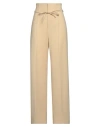 Erika Cavallini Woman Pants Beige Size 8 Polyester, Virgin Wool, Elastane In Beige