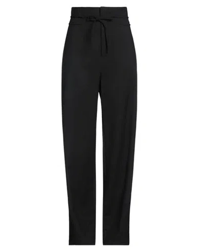 Erika Cavallini Woman Pants Black Size 4 Polyester, Virgin Wool, Elastane In Black