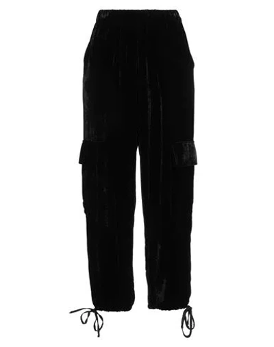Erika Cavallini Woman Pants Black Size 4 Viscose, Silk