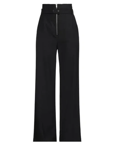 Erika Cavallini Woman Pants Black Size 8 Virgin Wool