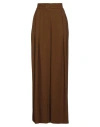 Erika Cavallini Woman Pants Camel Size 8 Viscose, Acetate In Beige