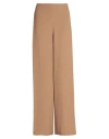 Erika Cavallini Woman Pants Camel Size 8 Viscose, Acetate In Beige