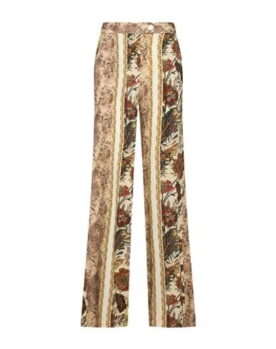 Erika Cavallini Woman Pants Cream Size 4 Viscose, Elastane In Multi