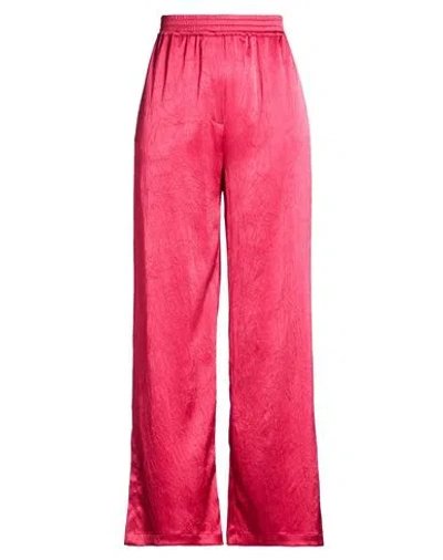 Erika Cavallini Woman Pants Garnet Size 6 Triacetate, Polyester In Red