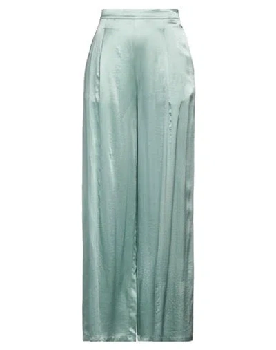 Erika Cavallini Woman Pants Green Size 6 Acetate, Viscose