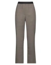 Erika Cavallini Woman Pants Khaki Size 4 Polyester, Virgin Wool, Elastane In Beige