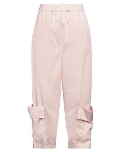 Erika Cavallini Woman Pants Light Pink Size 6 Polyester