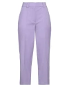 Erika Cavallini Woman Pants Lilac Size 6 Polyester, Viscose, Elastane In Purple