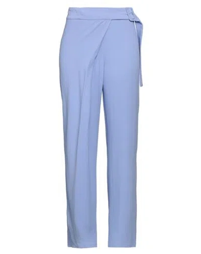 Erika Cavallini Woman Pants Lilac Size 8 Viscose, Acetate In Purple