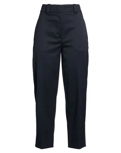 Erika Cavallini Woman Pants Midnight Blue Size 8 Polyester, Virgin Wool, Elastane
