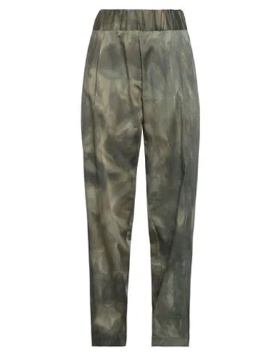 Erika Cavallini Woman Pants Military Green Size 4 Lyocell, Elastane
