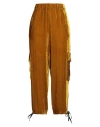 ERIKA CAVALLINI ERIKA CAVALLINI WOMAN PANTS OCHER SIZE 8 VISCOSE, SILK