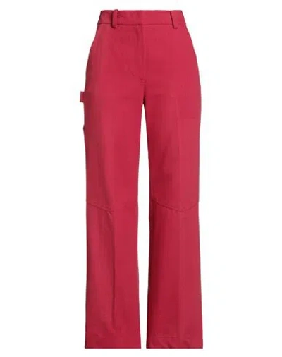 Erika Cavallini Woman Pants Red Size 4 Cotton