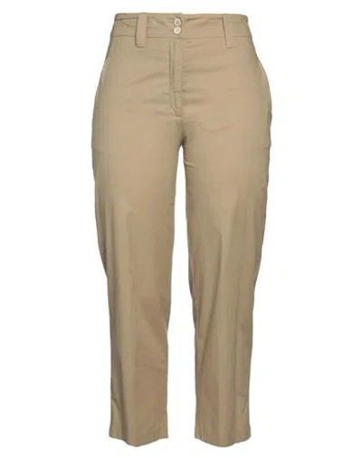 Erika Cavallini Woman Pants Sage Green Size 8 Cotton