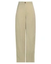 Erika Cavallini Woman Pants Sage Green Size 8 Viscose, Linen