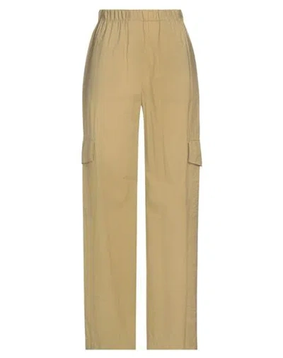 Erika Cavallini Woman Pants Sand Size 6 Cotton, Polyamide In Beige
