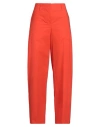 Erika Cavallini Alba Cotton Trousers In Tomato Red