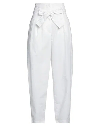 Erika Cavallini Woman Pants White Size 10 Polyamide