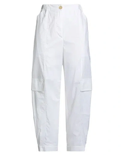 Erika Cavallini Woman Pants White Size 6 Cotton