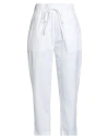 Erika Cavallini Woman Pants White Size 6 Cotton, Elastane In White