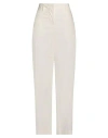 Erika Cavallini Woman Pants White Size 6 Cotton, Elastane In White