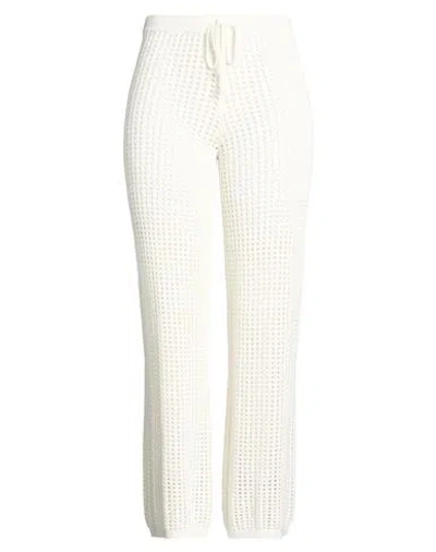 Erika Cavallini Woman Pants White Size Xl Cotton