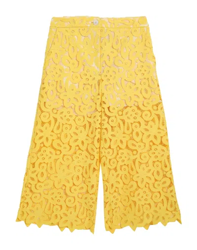 Erika Cavallini Cropped Pants In Yellow