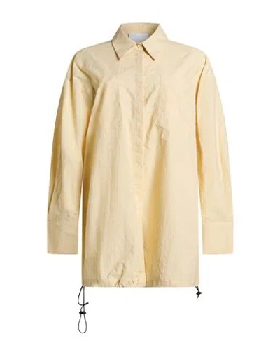Erika Cavallini Woman Shirt Light Grey Size 2 Polyamide In Yellow
