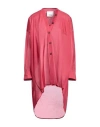 Erika Cavallini Woman Shirt Magenta Size 6 Cotton, Silk In Magenta