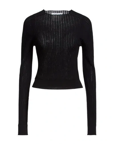 Erika Cavallini Woman Sweater Black Size L Virgin Wool